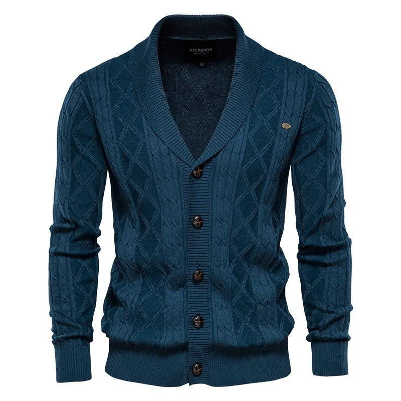Varese Cable Knit Shawl Cardigan