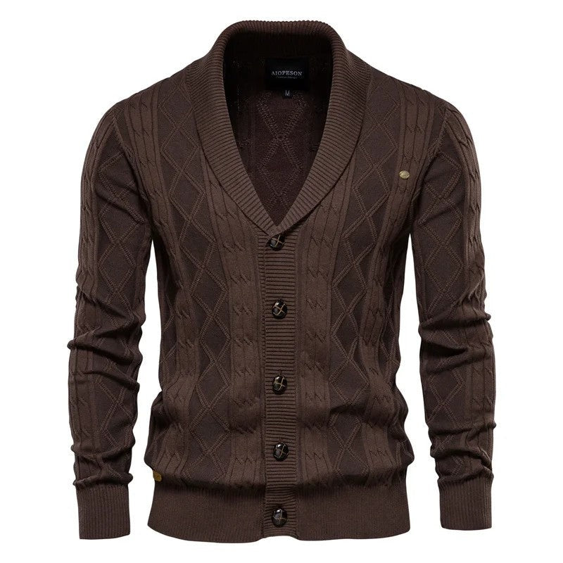 Varese Cable Knit Shawl Cardigan