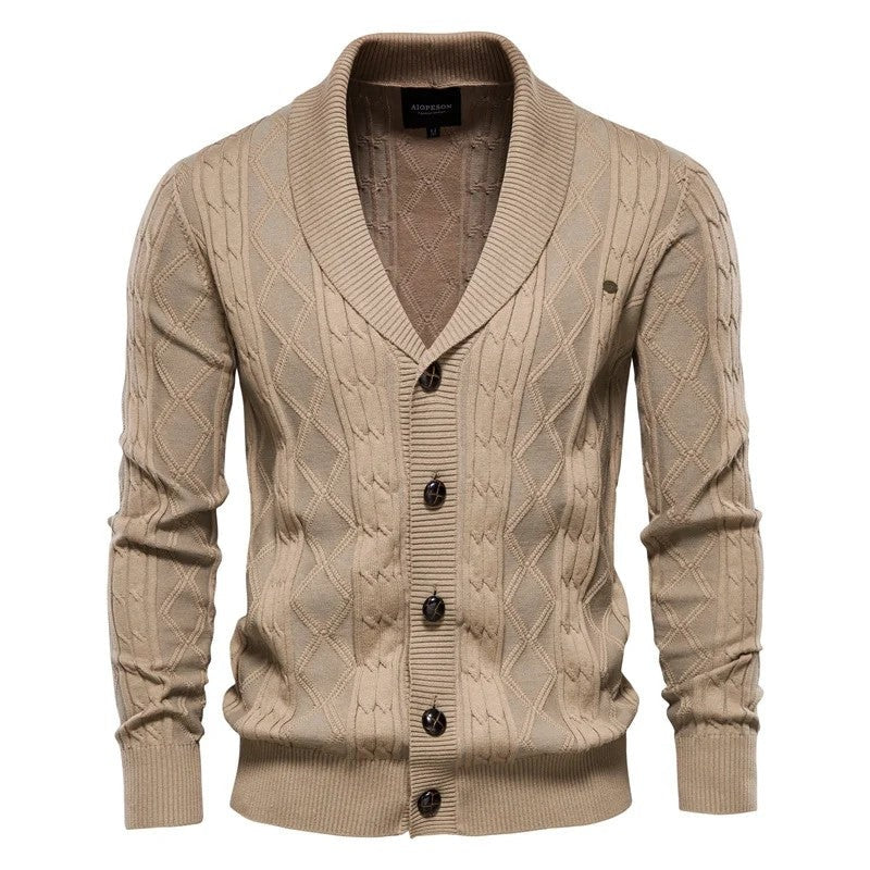 Varese Cable Knit Shawl Cardigan
