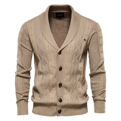 Varese Cable Knit Shawl Cardigan