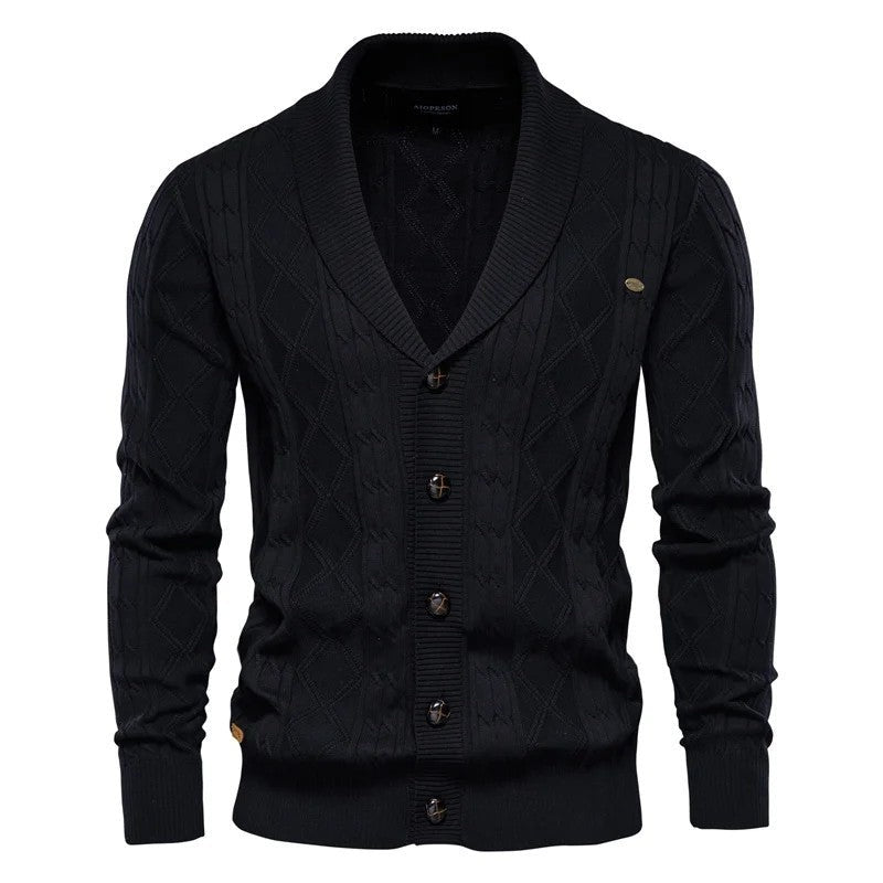 Varese Cable Knit Shawl Cardigan