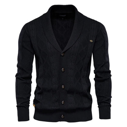 Varese Cable Knit Shawl Cardigan