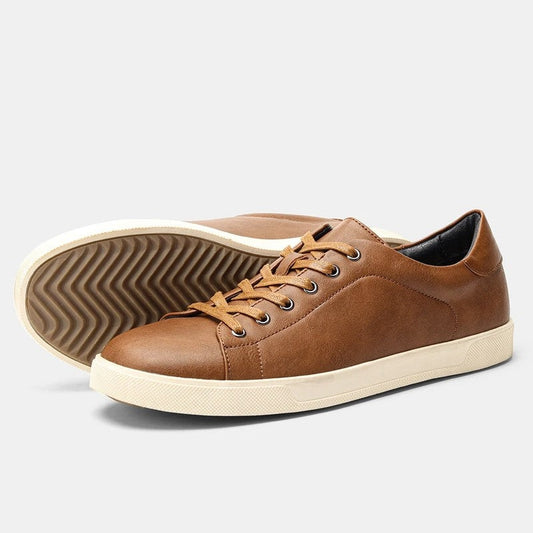 Varetti Low-Top Leather Lace-Up Sneakers