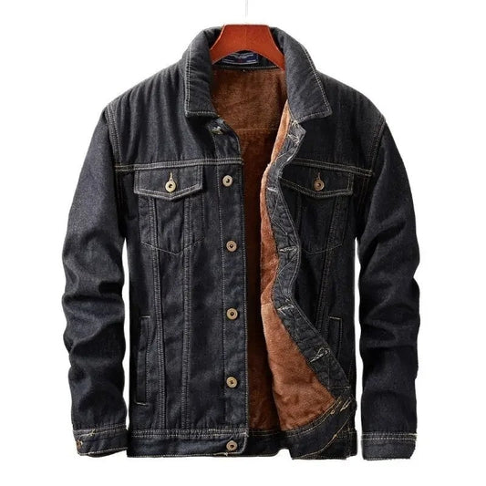 Velmae Sherpa Lined Denim Jacket
