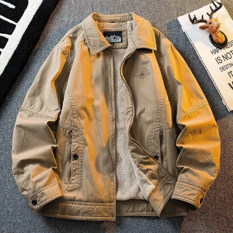 Vesina Relaxed Sherpa Lined Jacket