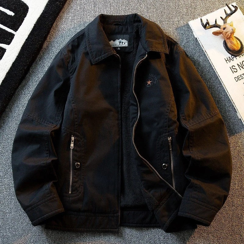 Vesina Relaxed Sherpa Lined Jacket