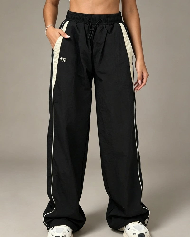 Vionza Relaxed Contrast Track Pants