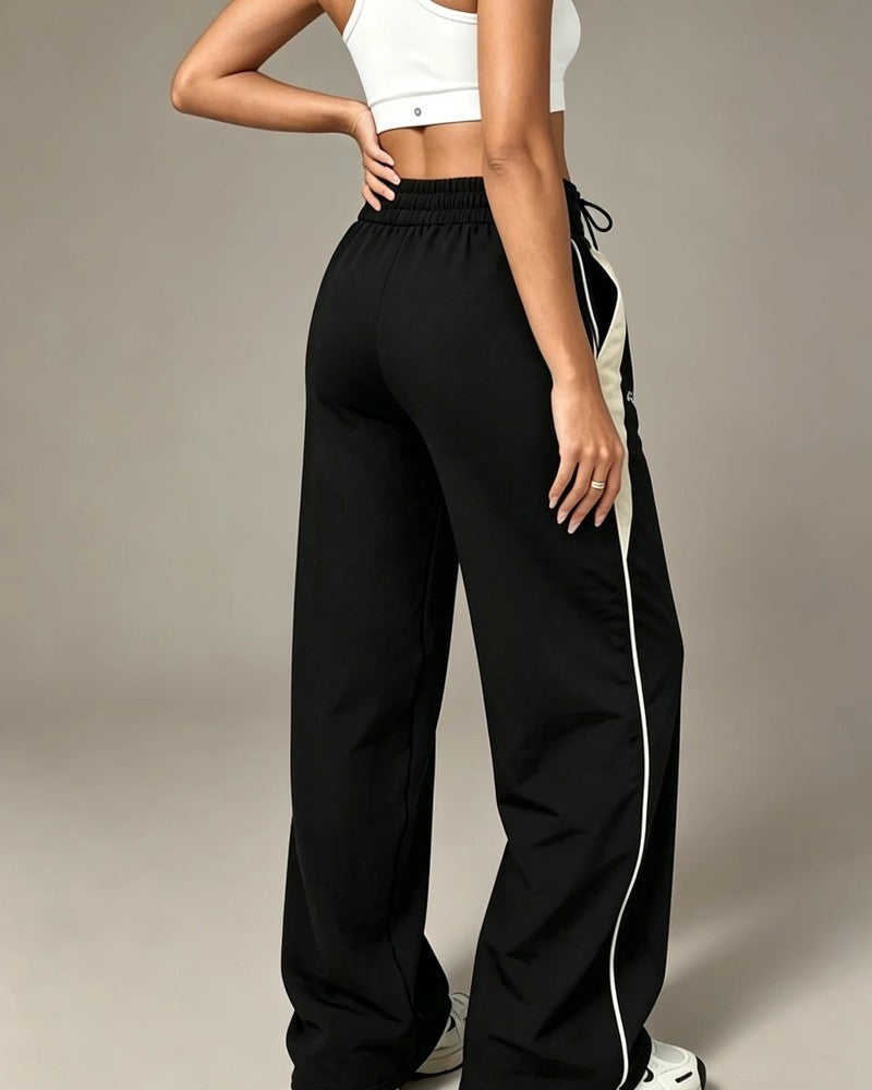 Vionza Relaxed Contrast Track Pants