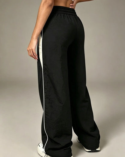 Vionza Relaxed Contrast Track Pants