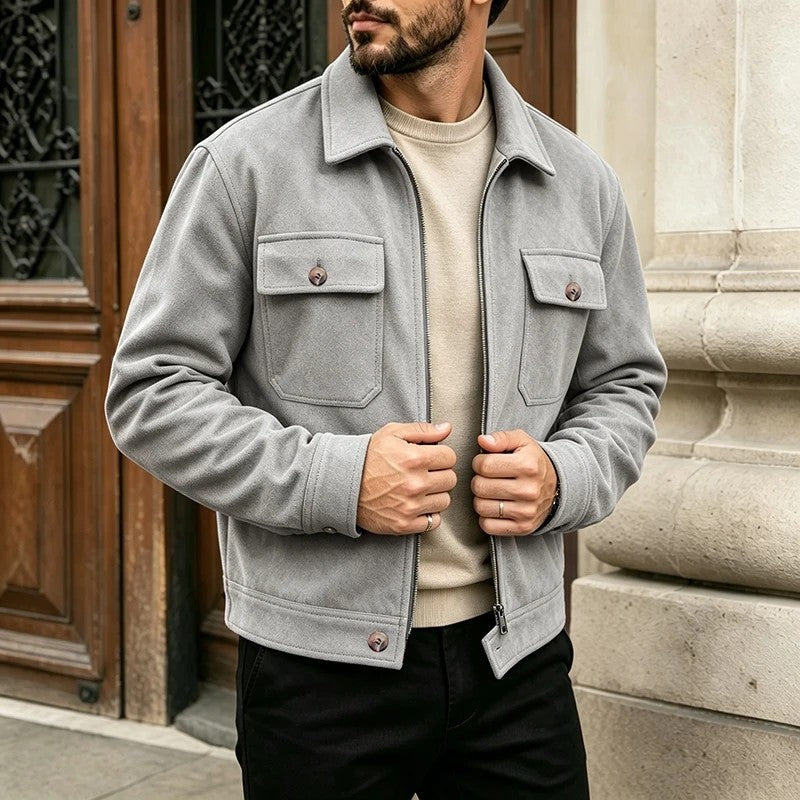 Wesley Relaxed Zip Front Jacket
