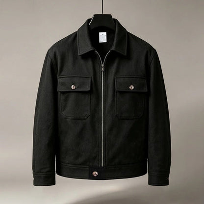 Wesley Relaxed Zip Front Jacket