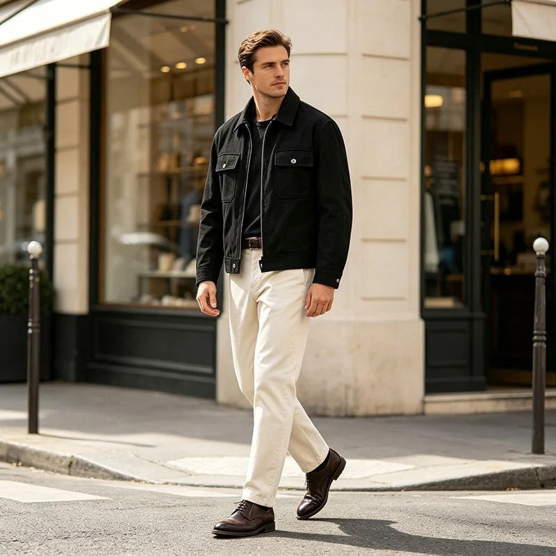 Wesley Relaxed Zip Front Jacket