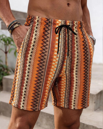 William Men's Relaxed Drawstring Knit Shorts