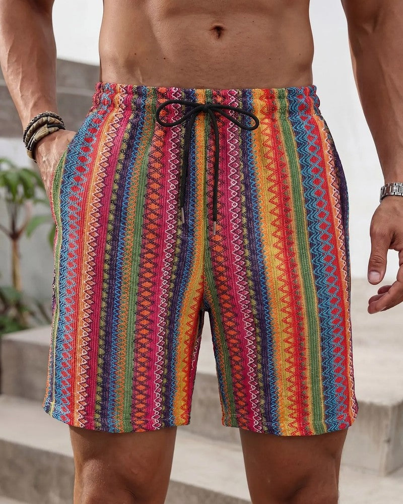 William Men's Relaxed Drawstring Knit Shorts
