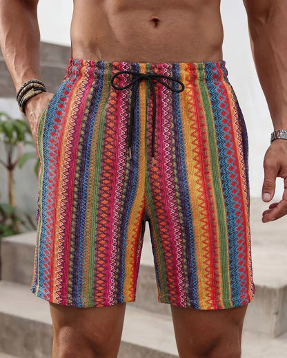 William Men's Relaxed Drawstring Knit Shorts