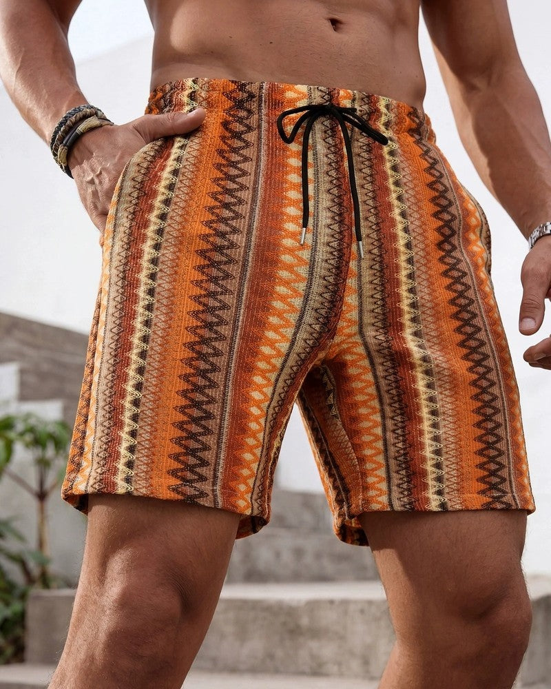 William Men's Relaxed Drawstring Knit Shorts