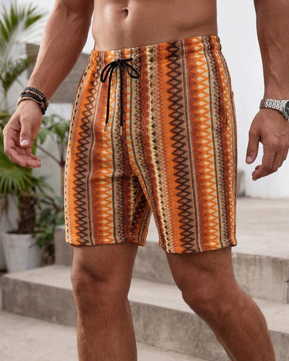 William Men's Relaxed Drawstring Knit Shorts