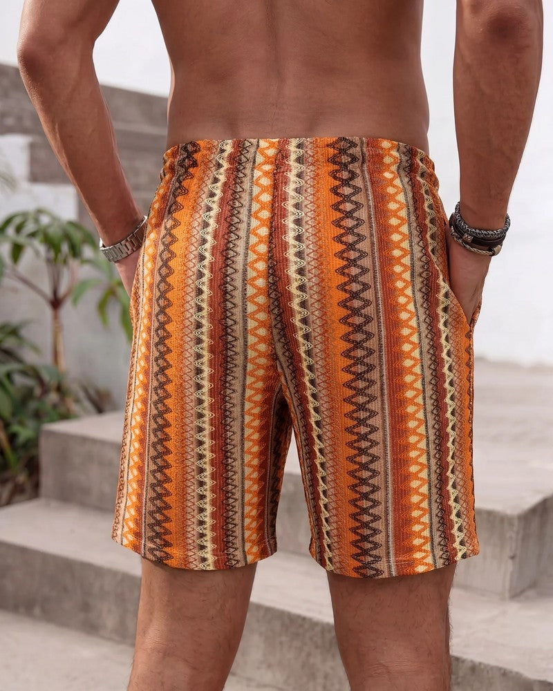 William Men's Relaxed Drawstring Knit Shorts