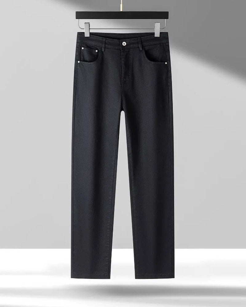 Yveline Relaxed Stretch Cotton Chinos
