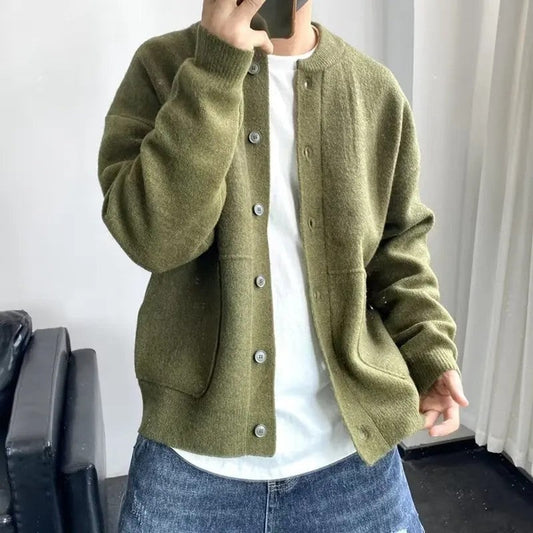 Zorah Relaxed Knit Button-Up Cardigan