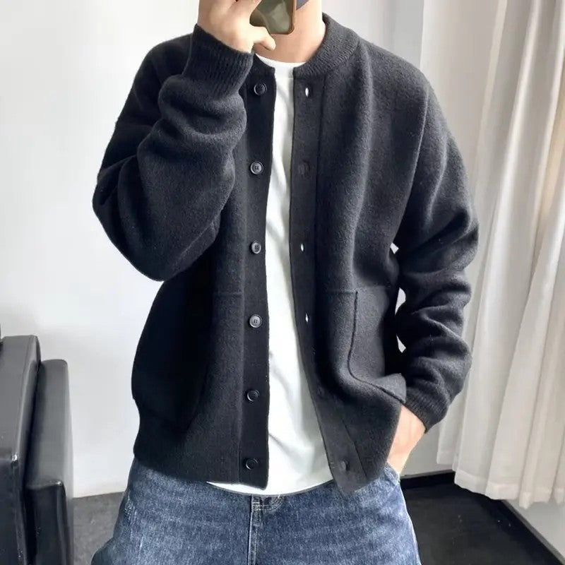 Zorah Relaxed Knit Button-Up Cardigan