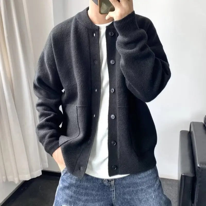 Zorah Relaxed Knit Button-Up Cardigan